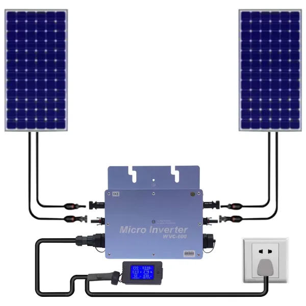 600W Solar Grid Tie Micro Inverter Wasserdicht IP65 DC54V für Solarpanel