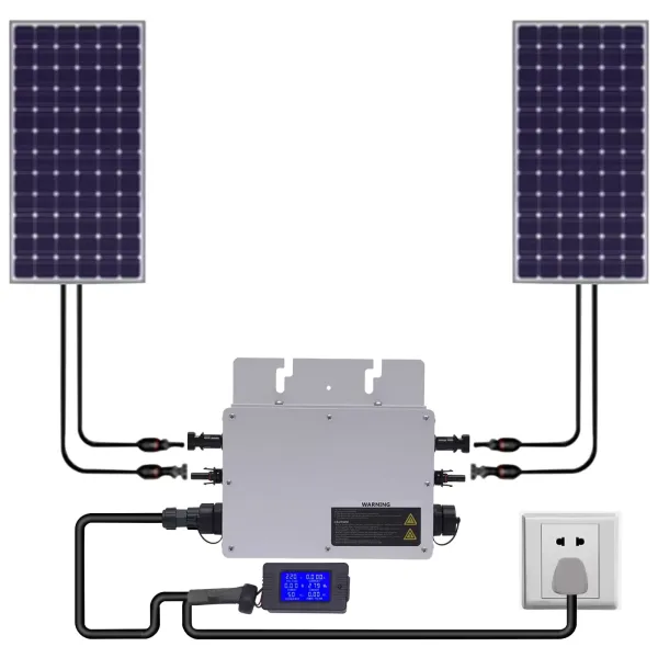 600W Solar Grid Tie Micro Inverter Wasserdicht IP65 DC54V für Solarpanel 600W Solar Grid Tie Micro Inverter Wasserdicht IP65 DC54V für Solarpanel