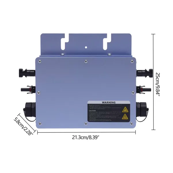 600W Solar Grid Tie Micro Inverter Wasserdicht IP65 DC54V für Solarpanel