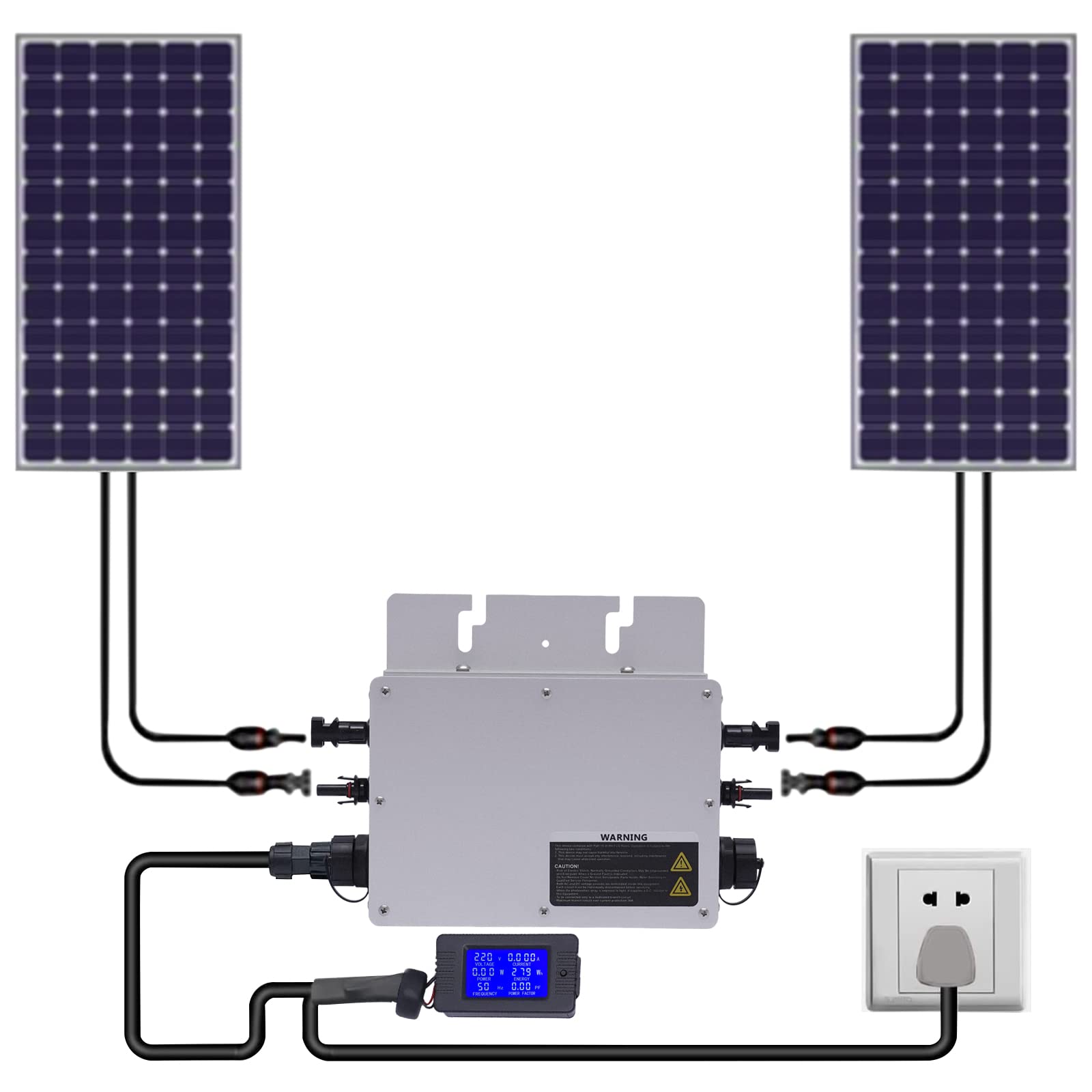 600W Solar Grid Tie Micro Inverter Wasserdicht IP65 DC54V für Solarpanel 600W Solar Grid Tie Micro Inverter Wasserdicht IP65 DC54V für Solarpanel