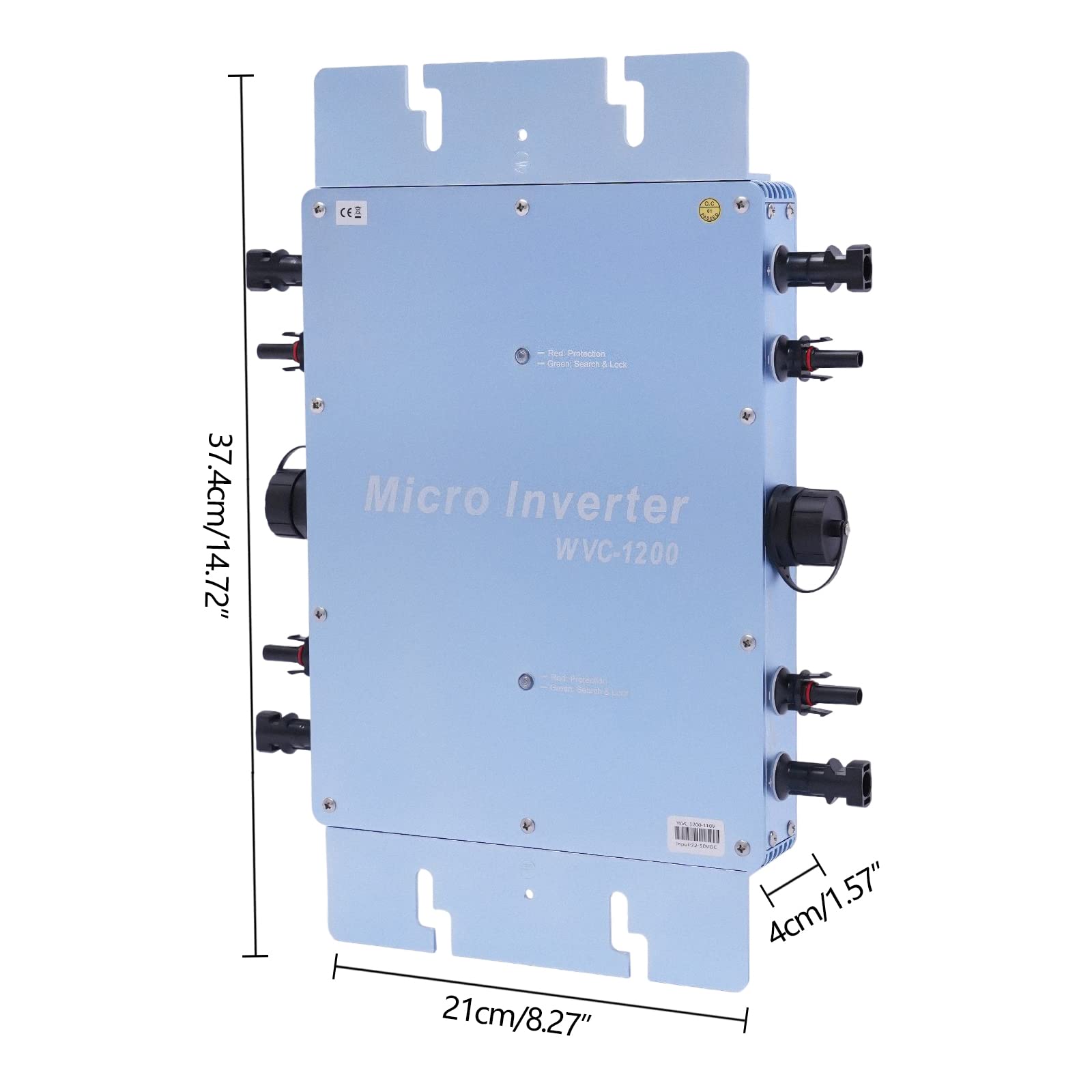 1200W Solar Grid Tie Micro Inverter Netzbinder Wechselrichter 220V Mikrowechselrichter  IP65