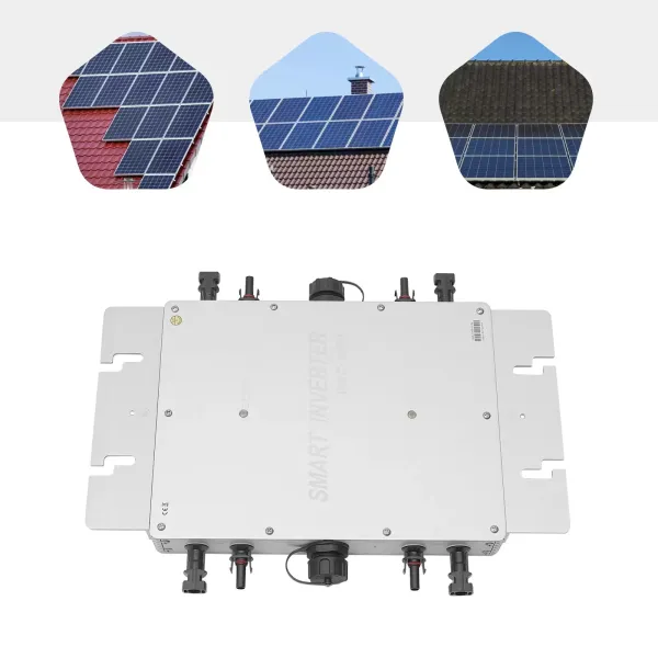 1400W WVC1400 Wasserdichter Gitter gebundener Wechselrichter Solar Microinverter Solar Grid Tie Inverter