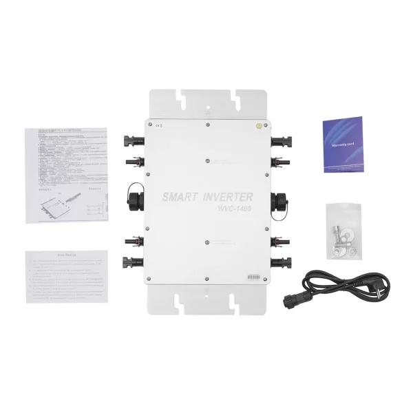1400W WVC1400 Wasserdichter Gitter gebundener Wechselrichter Solar Microinverter Solar Grid Tie Inverter