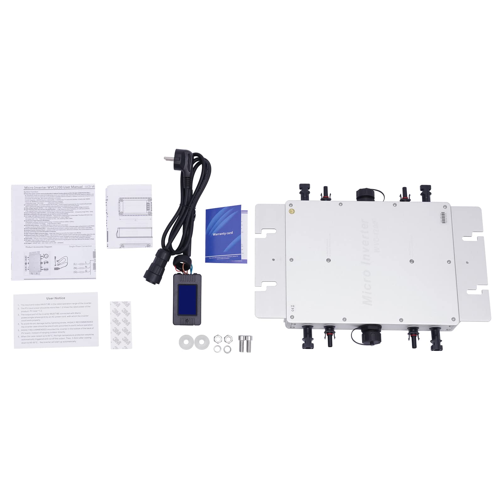 CNCEST 1200W Solar Grid Tie Micro Inverter Netzbinder Wechselrichter 220V Solar Mikrowechselrichter IP65 CNCEST 1200W Solar Grid Tie Micro Inverter Netzbinder Wechselrichter 220V Solar Mikrowechselrichter IP65