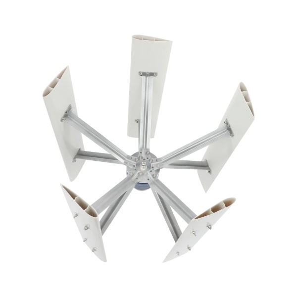 H5 Blatt-Vertikale Windturbine-12V 100W 5-Blatt-Windturbinengenerator, Windturbine mit vertikaler Achse H5 Blatt-Vertikale Windturbine-12V 100W 5-Blatt-Windturbinengenerator, Windturbine mit vertikaler Achse