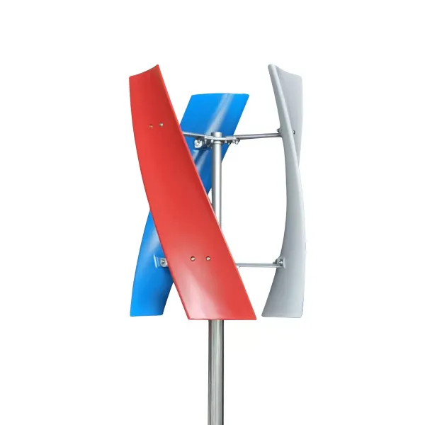 CNCEST Windgenerator Power-Turbine Vertikal 3-Klinge mit Regler 24V 400W Vertikale Windgenerator