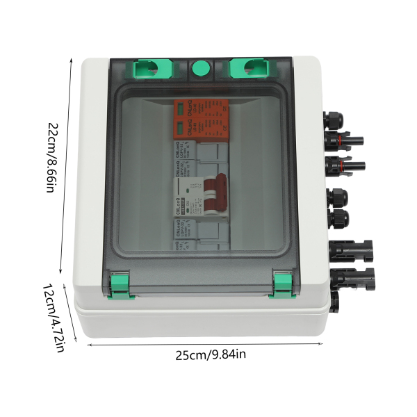 CNCEST Solar Box DC 500V 2-String 63A, DC Leistungsschalter, Schutz System Box