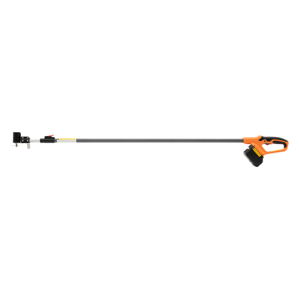 Akku-Heckenschere mit Stange, 40 W, 12.000 U/min, für den Einsatz auf Obstgärten, in Villen, in städtischen Gärten, auf Höfen, in Parks und auf Bauernhöfen, Orange und Schwarz