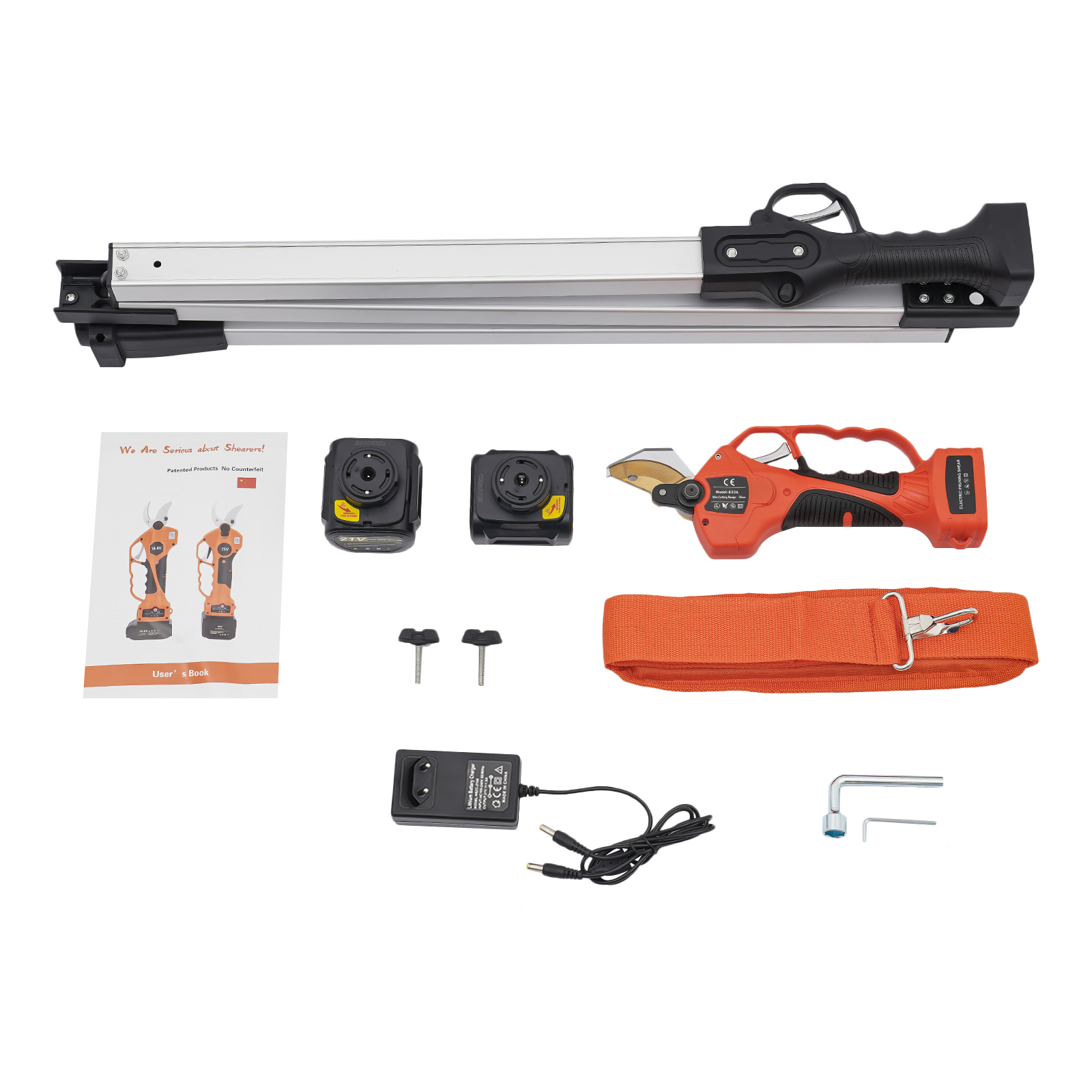 Elektroschere mit High Reach Extension Pole