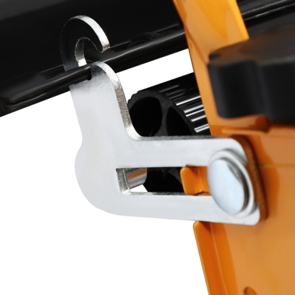 14 Zoll handgeschobener, nicht motorisierter Rasenmäher, Aluminiumräder, orange und schwarz 14 Zoll handgeschobener, nicht motorisierter Rasenmäher, Aluminiumräder, orange und schwarz