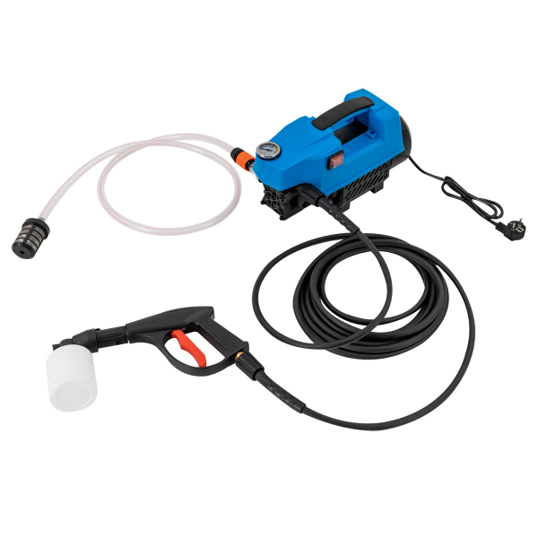 Elektrischer Hochdruckreiniger, automatischer Haushalts-Autoreiniger, tragbarer Hochdruckreiniger, Maschine zum Reinigen der Stufen, Reinigen des Innenhofs, 1,3 kW