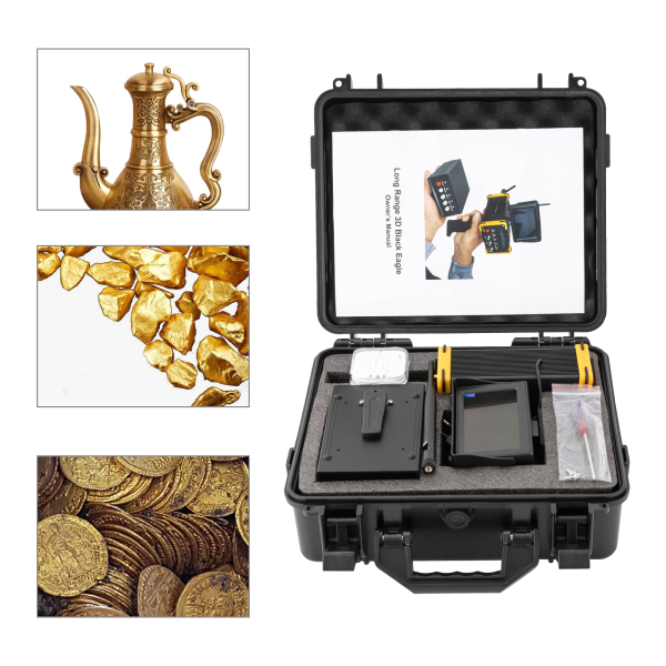 Unterirdischer Metalldetektor mit hochauflösendem Bildschirm für Gold, Silber und Kupfer, AC 100–240 V (EU-Stecker) Unterirdischer Metalldetektor mit hochauflösendem Bildschirm für Gold, Silber und Kupfer, AC 100–240 V (EU-Stecker)