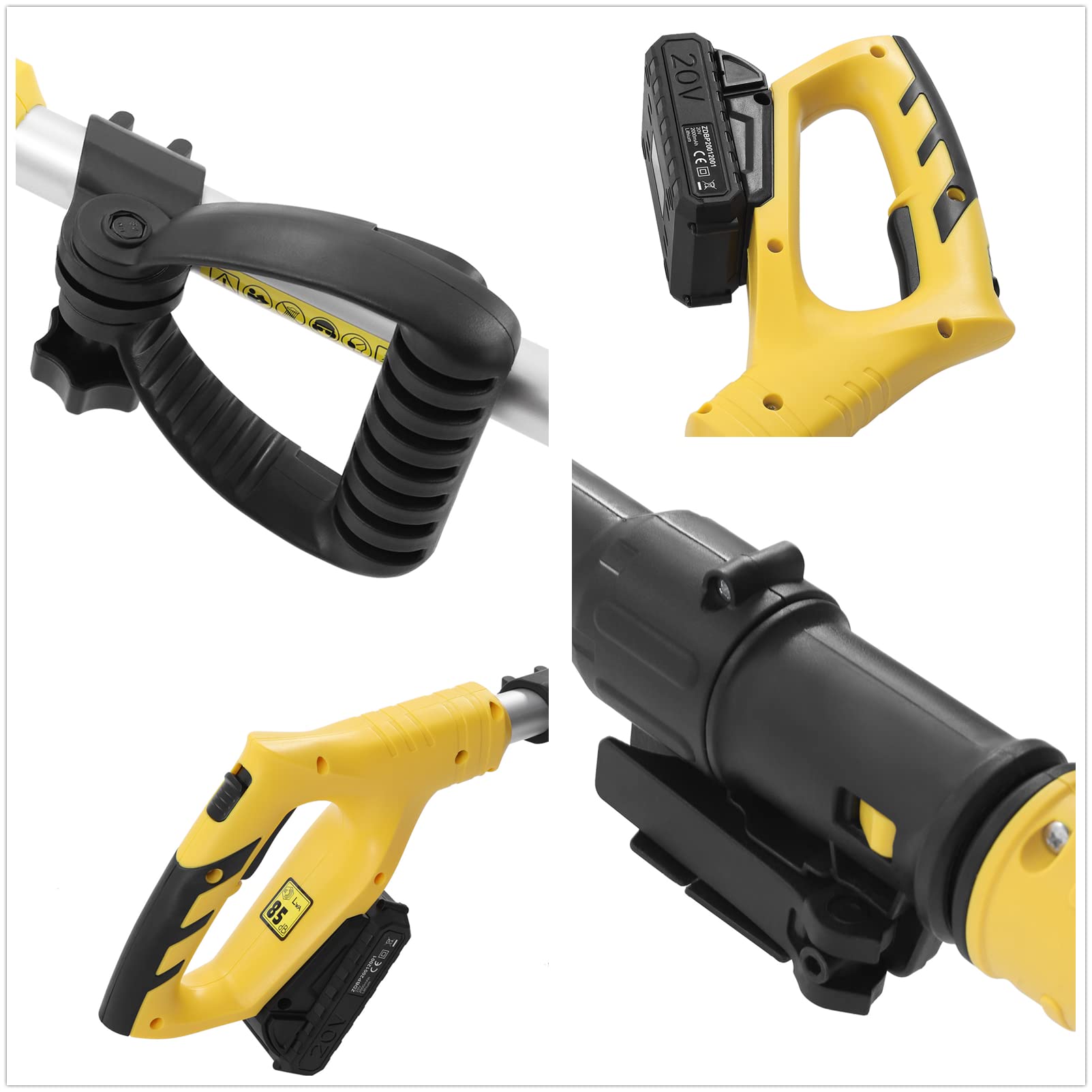 Akku Bodenhacke - Kabellose Motorhacke mit Lithium Batterie 20V Arbeitstiefe: 17 cm Arbeitsbreite: 10cm Elektromotorhacke (Gelb) Akku Bodenhacke - Kabellose Motorhacke mit Lithium Batterie 20V Arbeitstiefe: 17 cm Arbeitsbreite: 10cm Elektromotorhacke (Gelb)