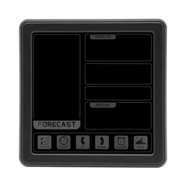 Wetterstation Thermometer Kabelloser Temperatur- und Feuchtigkeitsmonitor mit batteriebetriebenem Sensor