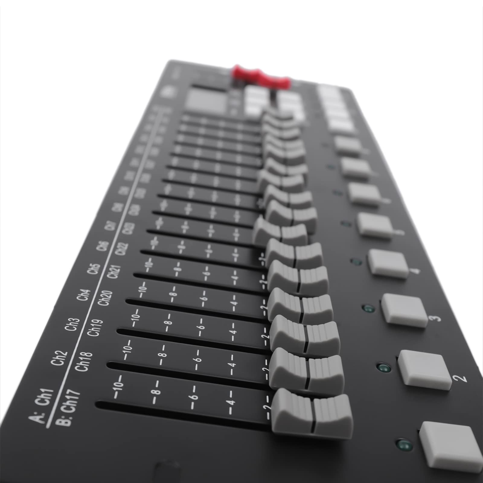 DMX Controller, 256CH DMX 512 Light Console, Lighting Controller-Panel, für Bühnenbeleuchtung, DJ-Lichter, KTV