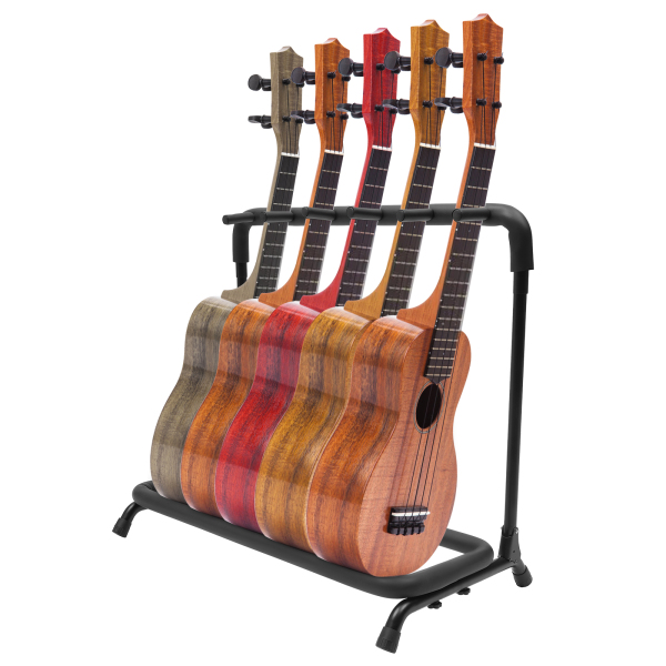 Gitarrenständer Gitarrenständer Bassständer, Metallständer, Universal Banjoständer, 74*40*67cm, Schwarz