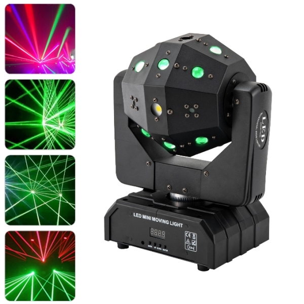120 W,16LED-Rotationsblitz,3in 1, RGBW DMX