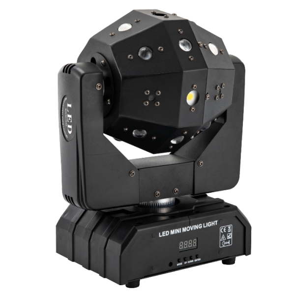 120 W,16LED-Rotationsblitz,3in 1, RGBW DMX
