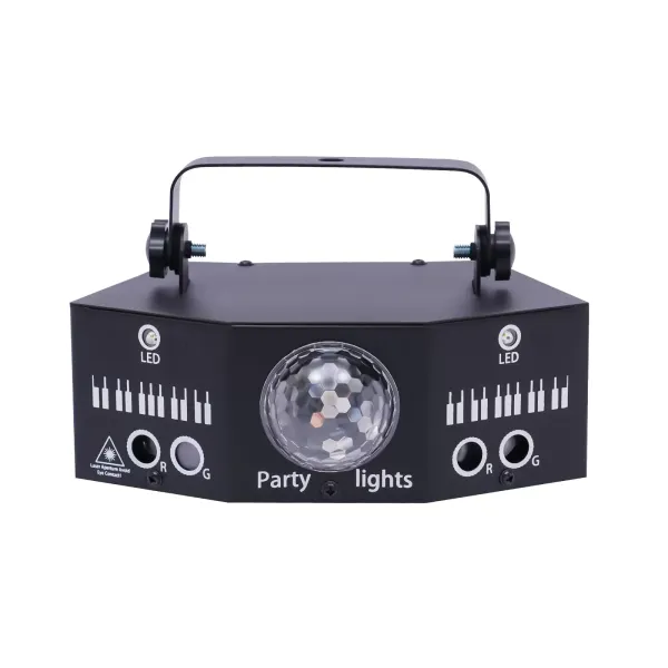 7-Augen LED RGB Licht DJ Projektor Disco Bühnenbeleuchtung Lichteffekt DMX Effekt Spotlight Party Bar Geburtstag