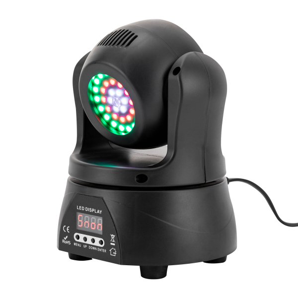 30W LED Moving Head Licht Doppelseitige DJ Lichter mit Kaleidoskop und DMX Bühnenbeleuchtung