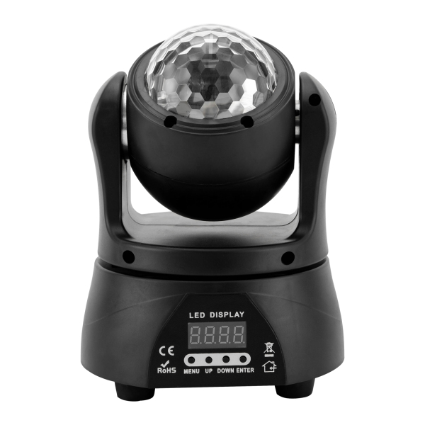 30W LED Moving Head Licht Doppelseitige DJ Lichter mit Kaleidoskop und DMX Bühnenbeleuchtung