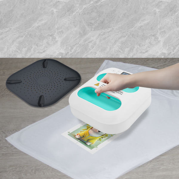 Grüner Heißplotter, Mini-Heißpresse, tragbare Heißpresse, mit Zeitanzeige, Temperaturbereich: 85–205 °C