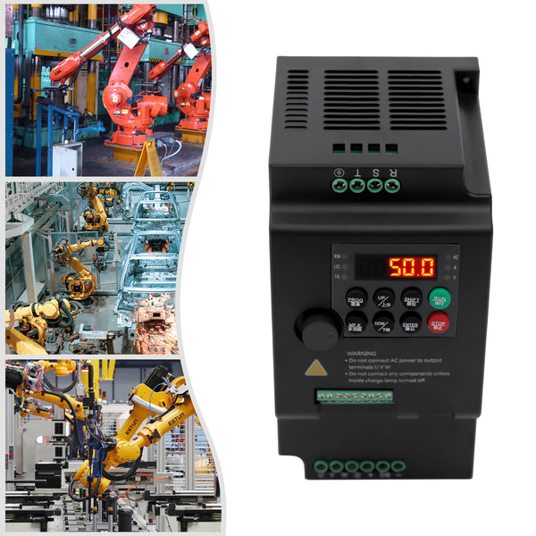VFD Wechselrichter Frequenzumrichter 5,5KW - Wechselstrom Wechselrichter 380V Frequenzwandler Inverter Antrieb Power Inverter Frequency Converter
