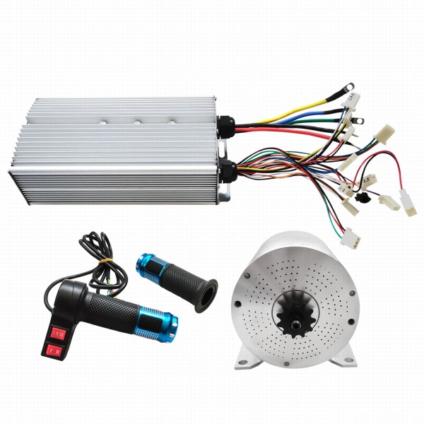 72V 3000W Brushless Motor Kit inkl. 80A Controller Drosselklappengriff