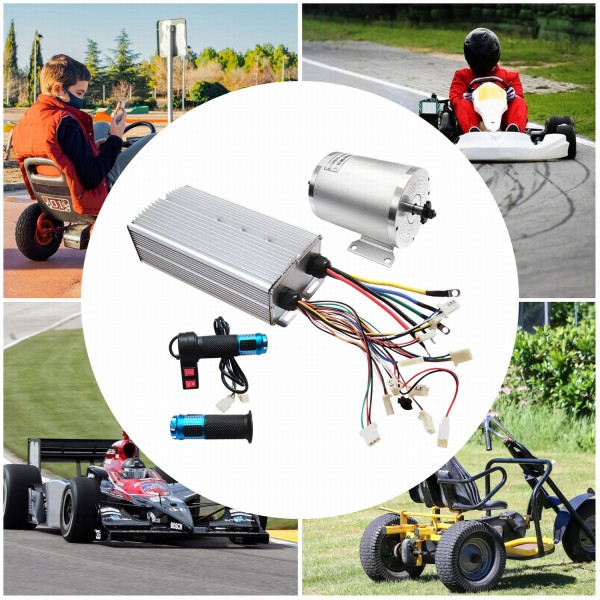 72V 3000W Brushless Motor Kit inkl. 80A Controller Drosselklappengriff